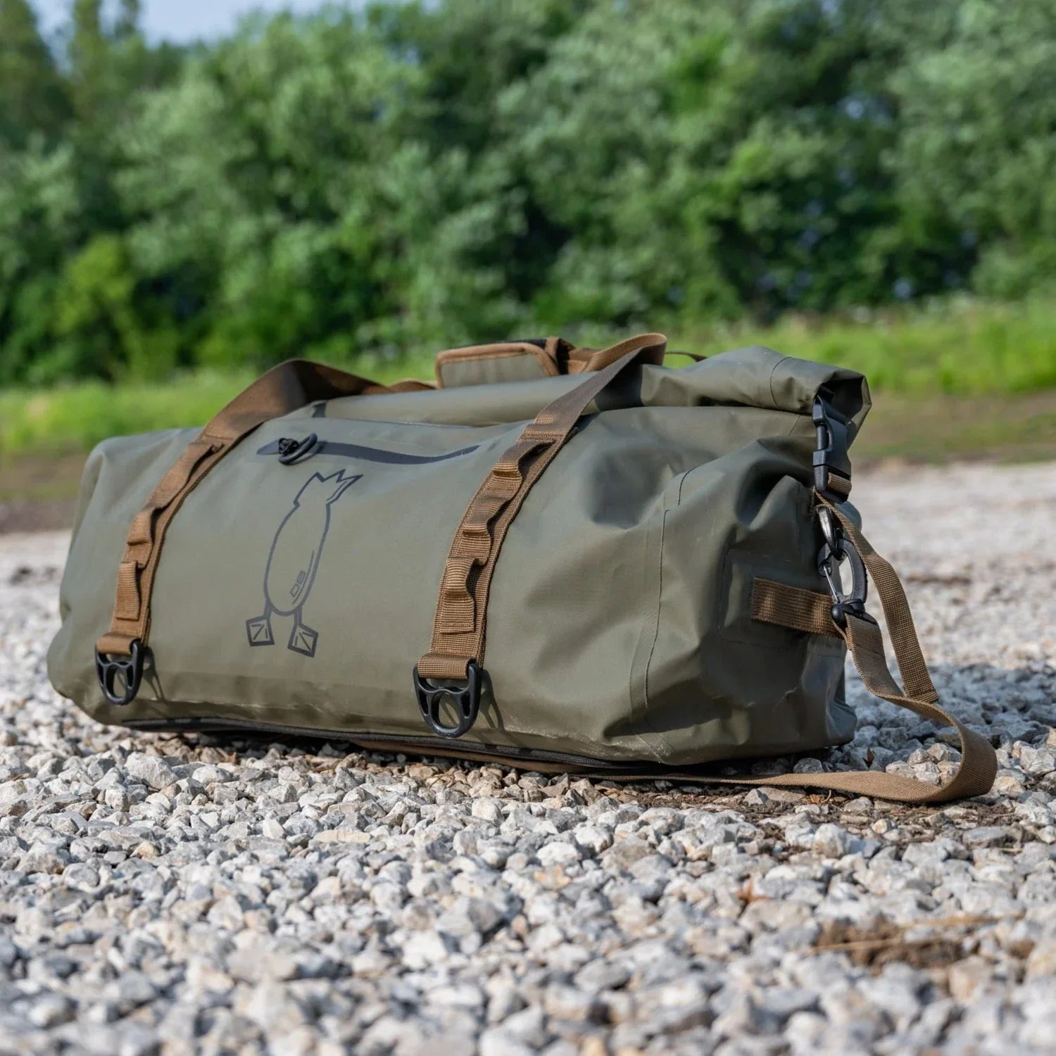 Medium Waterproof Carry On Duffel Bag - Image 11