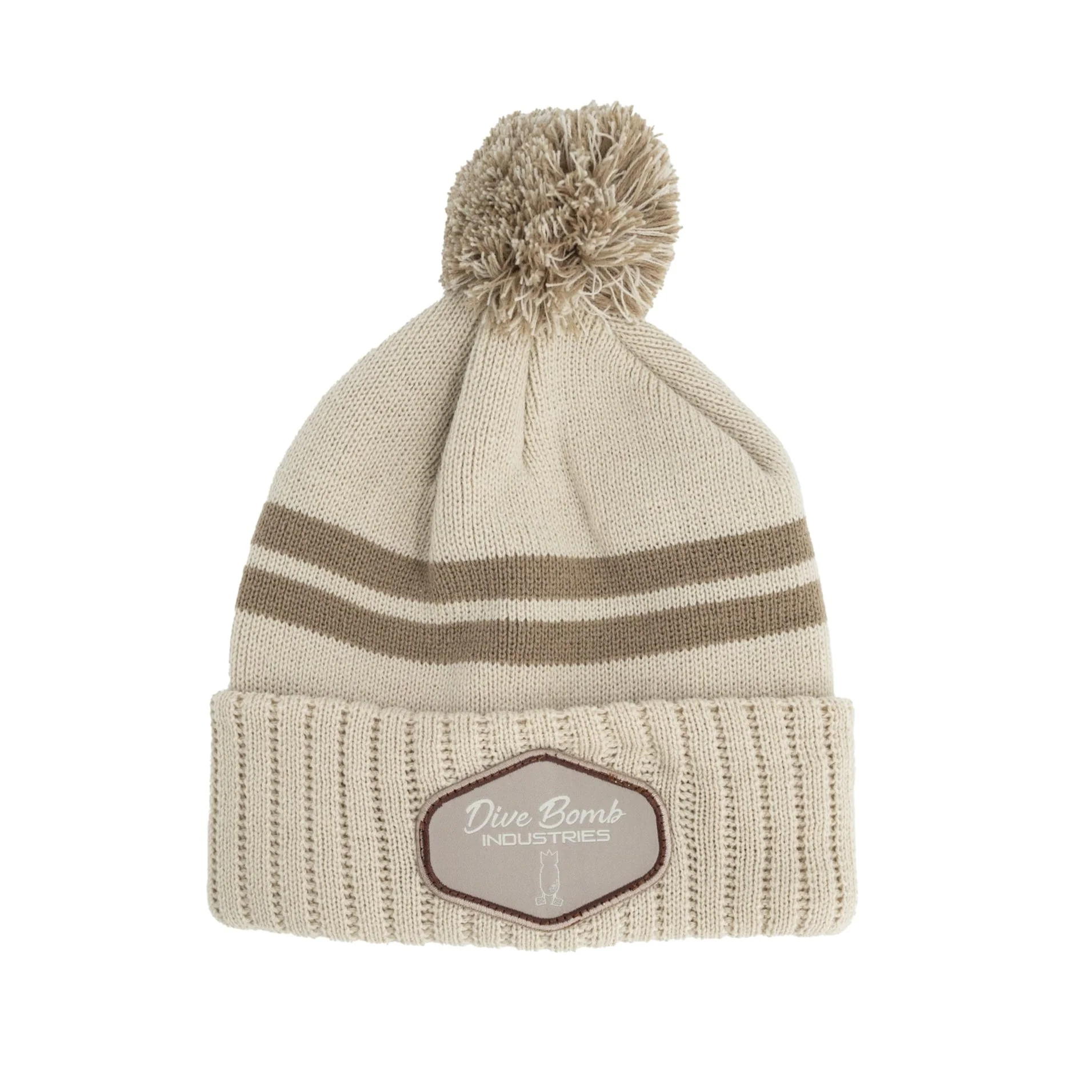Woven Classic Pom Beanie - Image 2