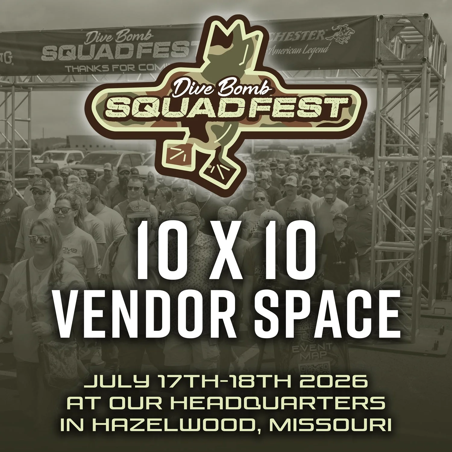 SquadFest 2026 10x10 Vendor Space