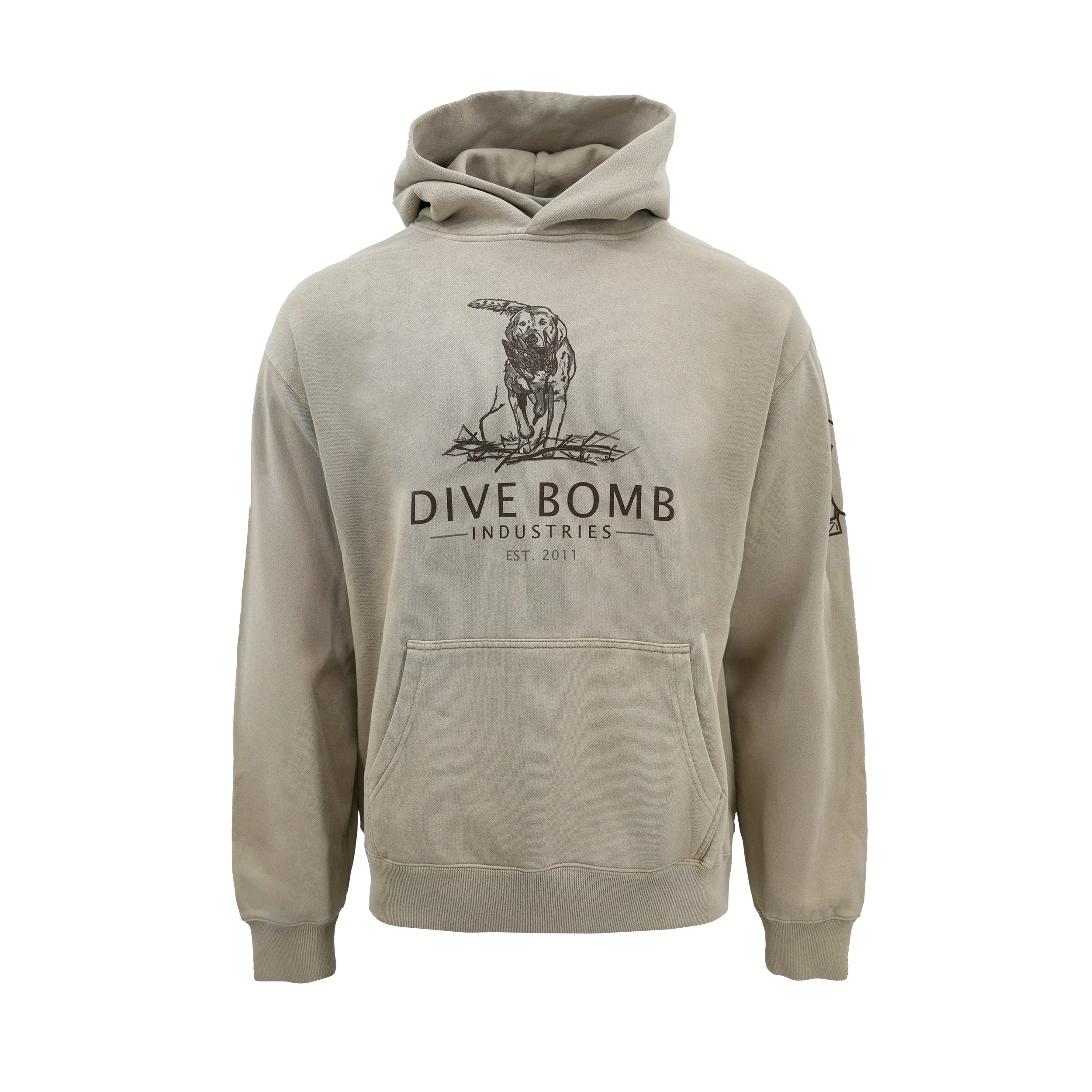 Vintage Duck Dog Hoodie