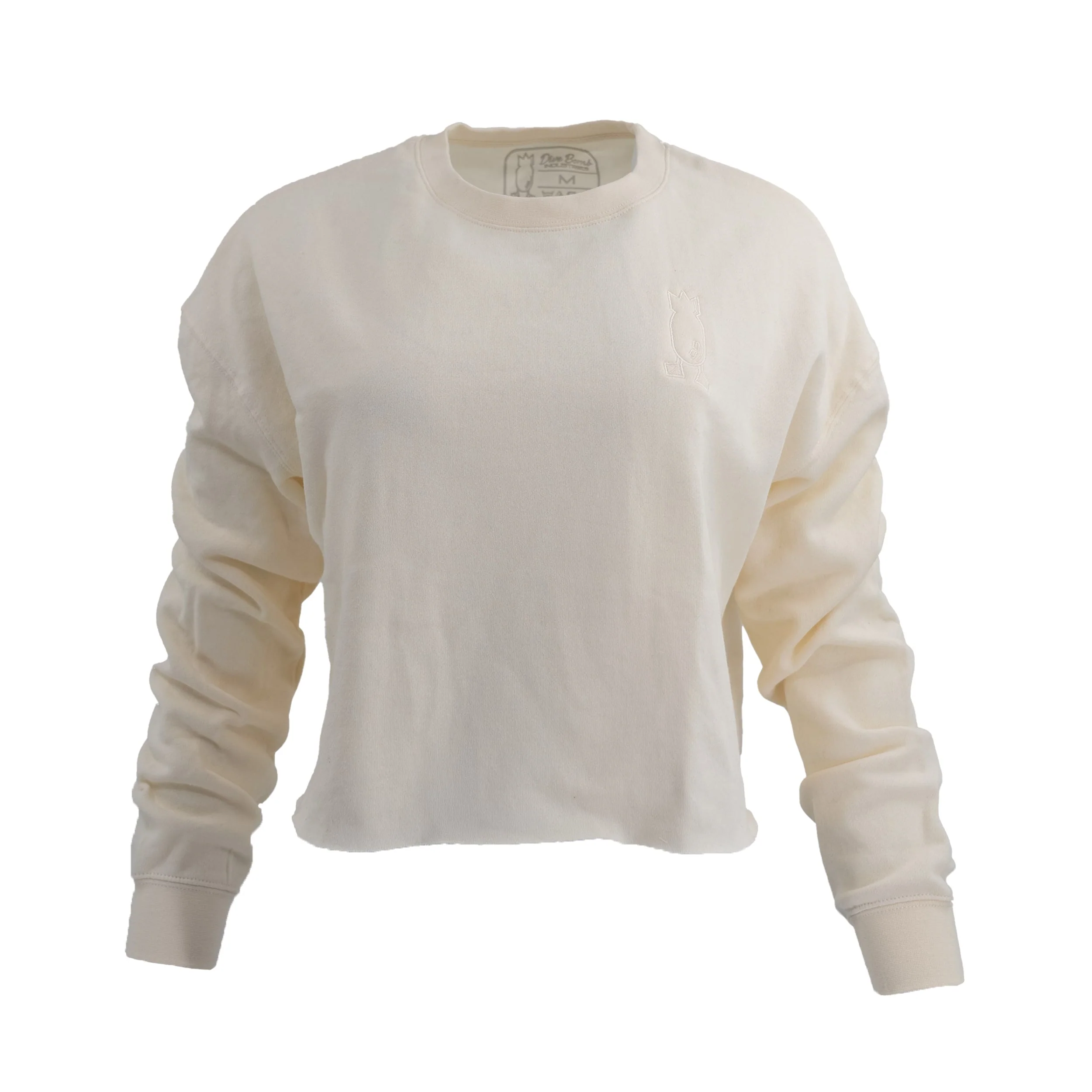 Women's Cropped Crewneck - Image 2